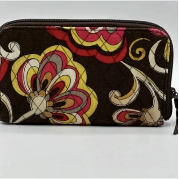 Vera Bradley Puccini Zip Around Wallet retired Passport Organizer - Picture 4 of 4